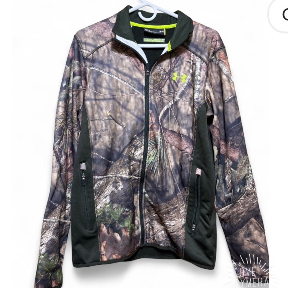 Under Armour Forest Camo Jacket with Green Highlights